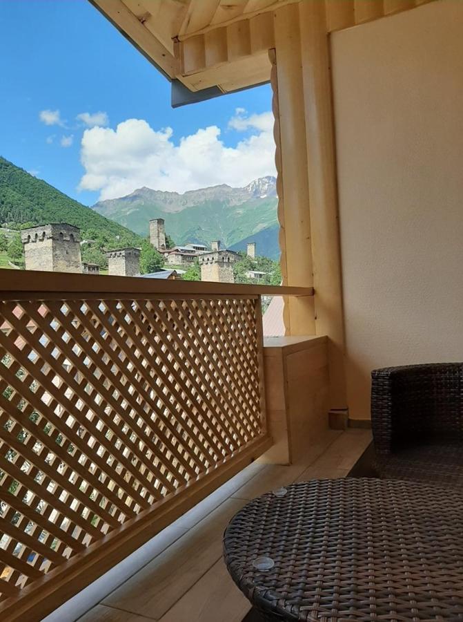Hotel Sanli Mestia Exteriér fotografie